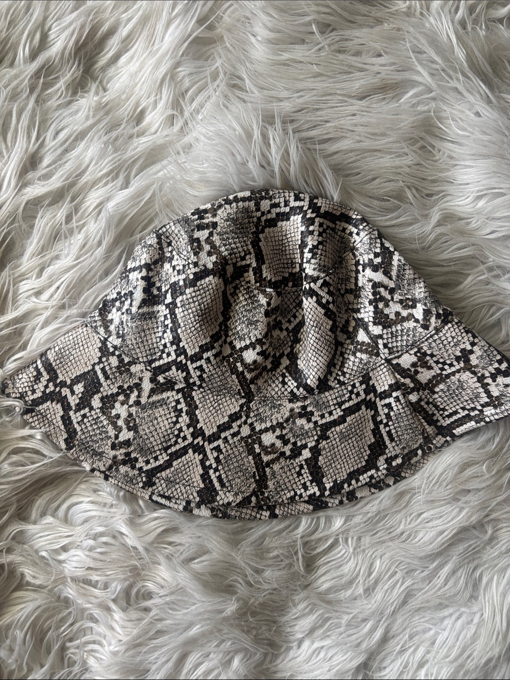 Snake Print Bucket Hat